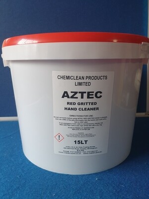 AZTEC H.D. Red Grit Based Hand Cleaner 2 x 15 litre