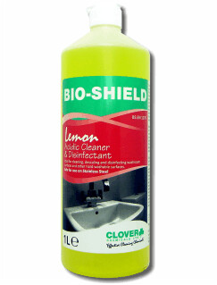 BIO-SHIELD Lemon Shower & Washroom Cleaner 12 x 1L