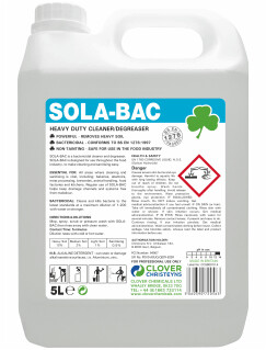 SOLA-BAC Heavy Duty Bactericidal Cleaner Concentrate (20 litres)