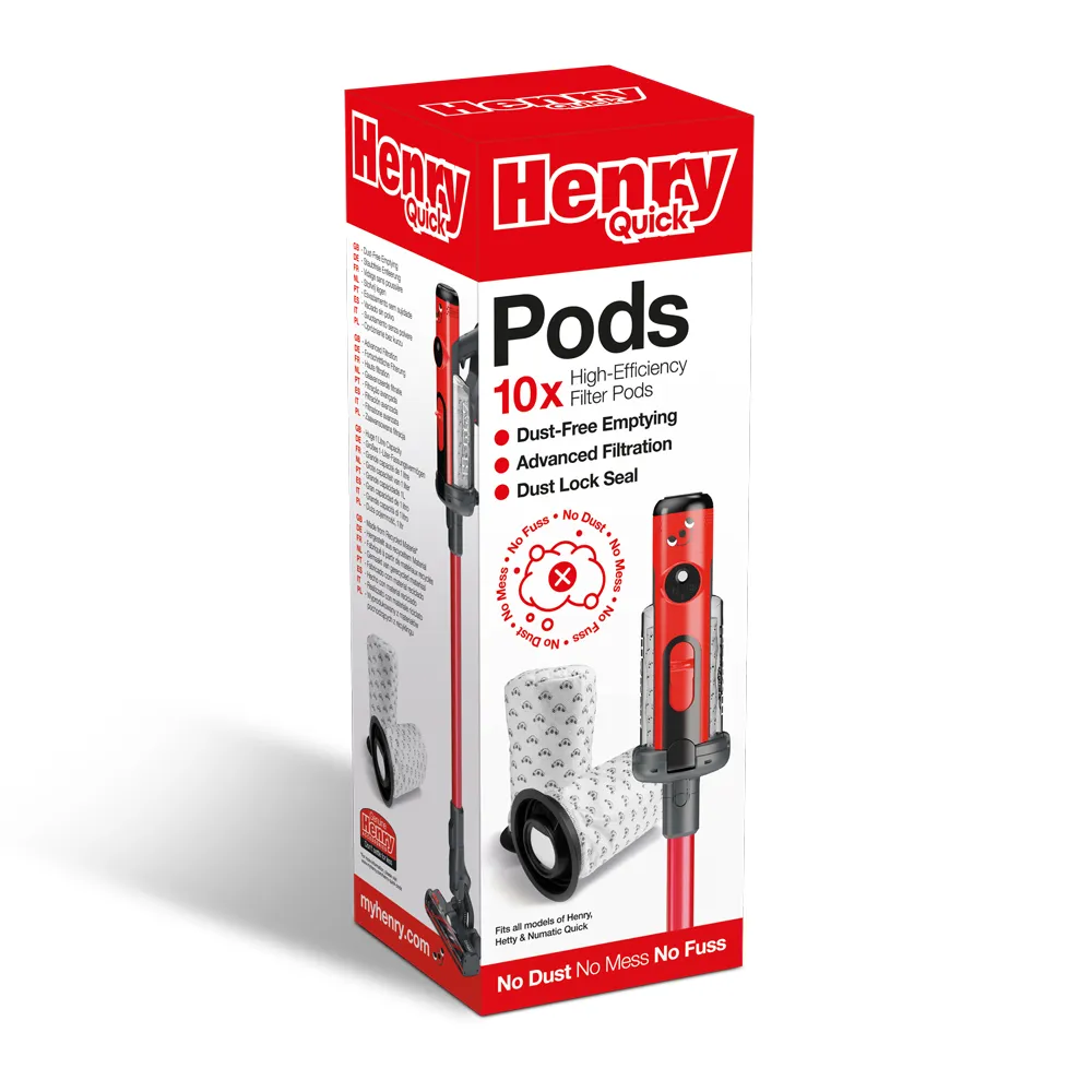 Numatic Henry Quick Pods - Pack of 10 Numatic Henry Quick Pods - Pack of 10
