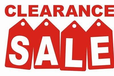 Clearance Sale!