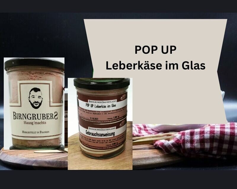POP UP Leberkäse im Glas
