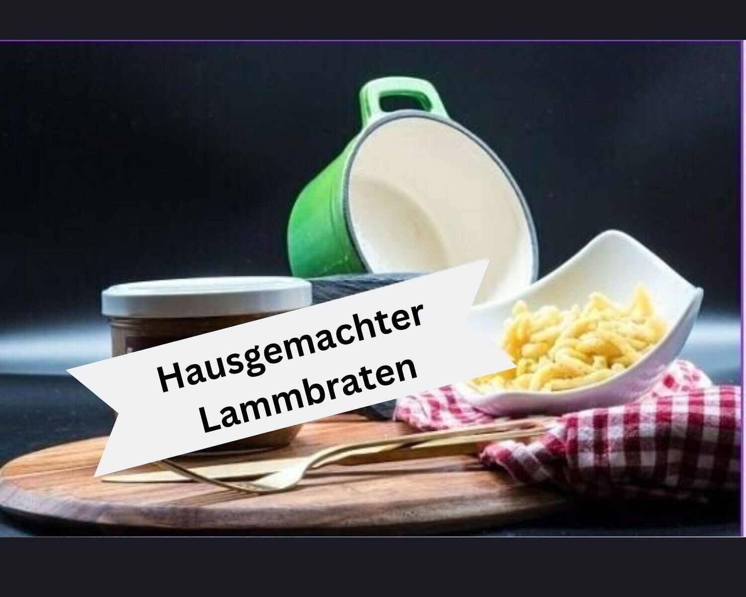 Hausgemachter Lammbraten