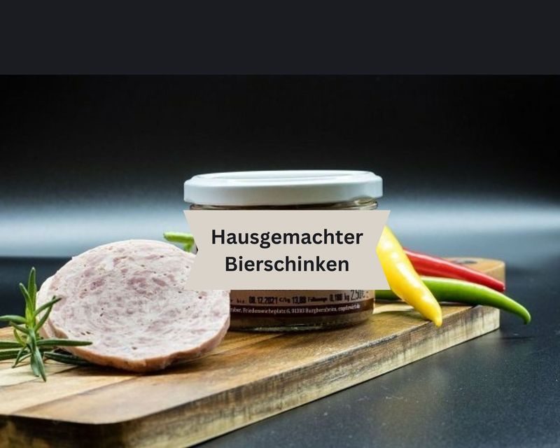 Hausgemachter Bierschinken