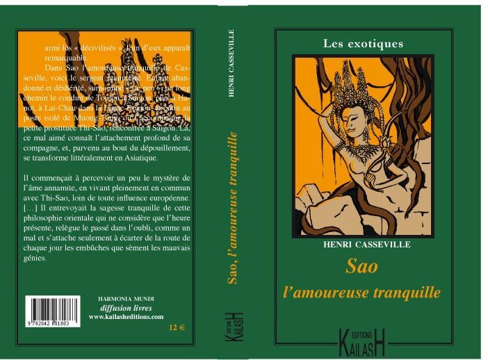 Casseville Henry, Sao, l'amoureuse tranquille - roman.