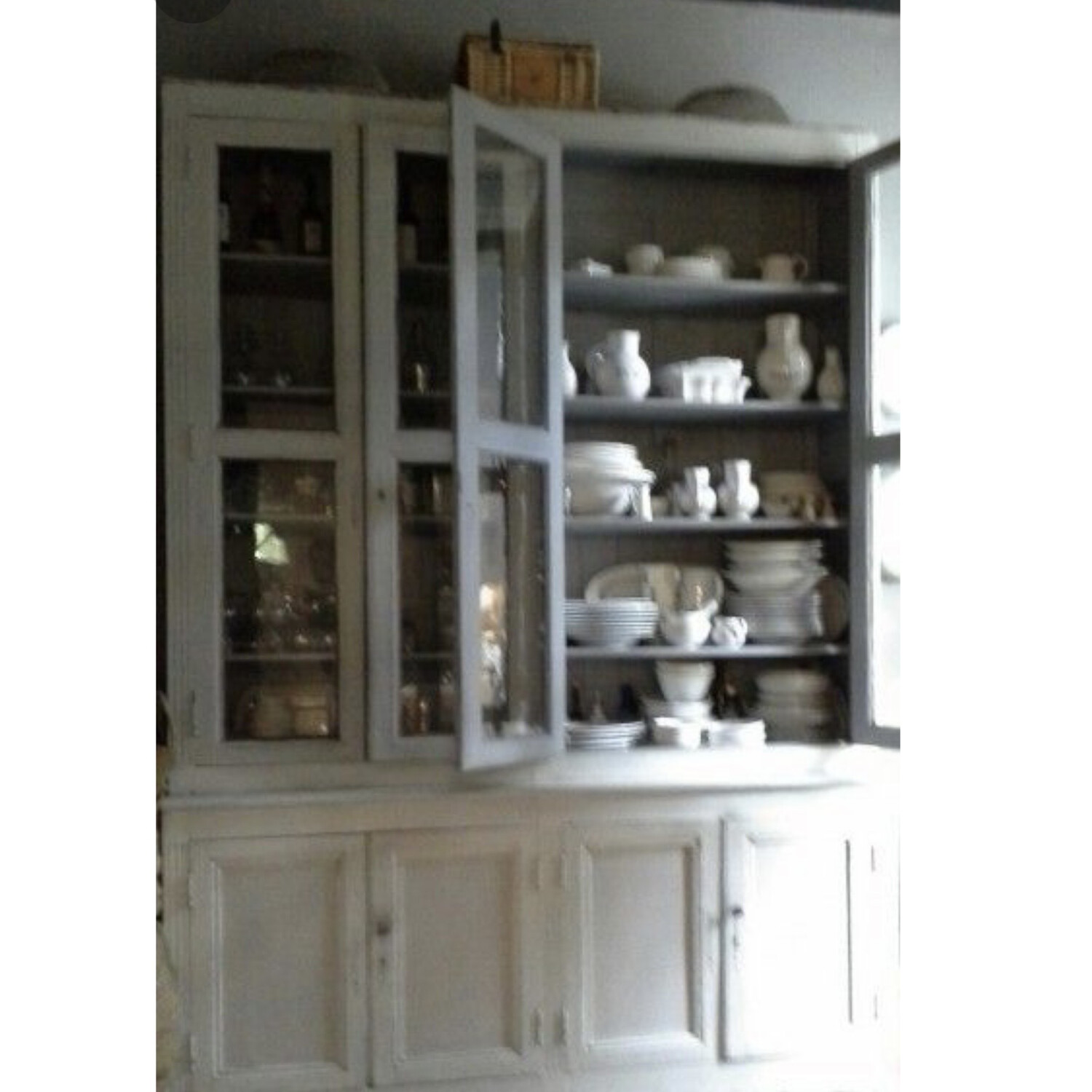 1790/1800s French  8 Door  Buffet á Deaux corps ........From A Chateau Kitchen .... 