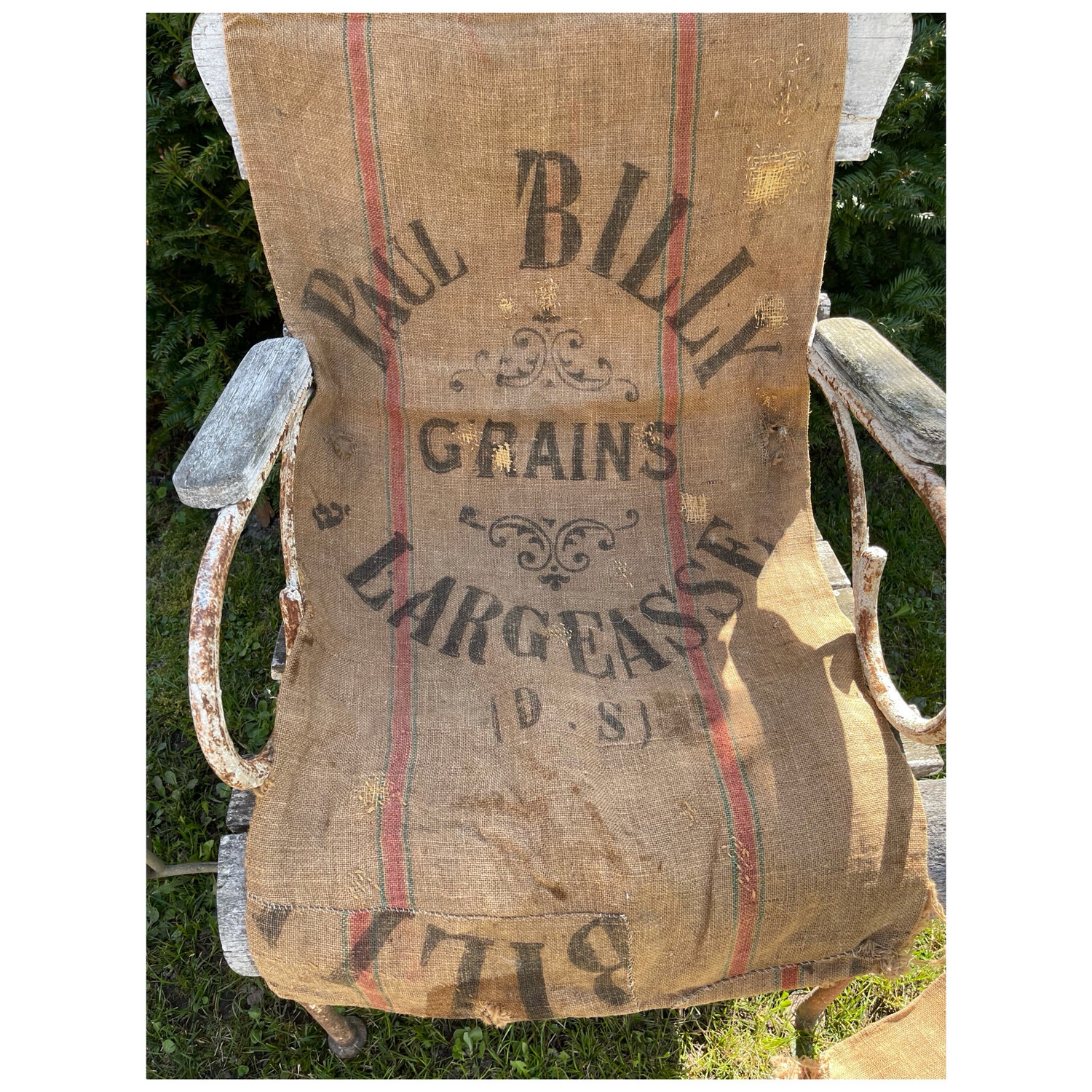 Pair Of French Antique Grain Sacks