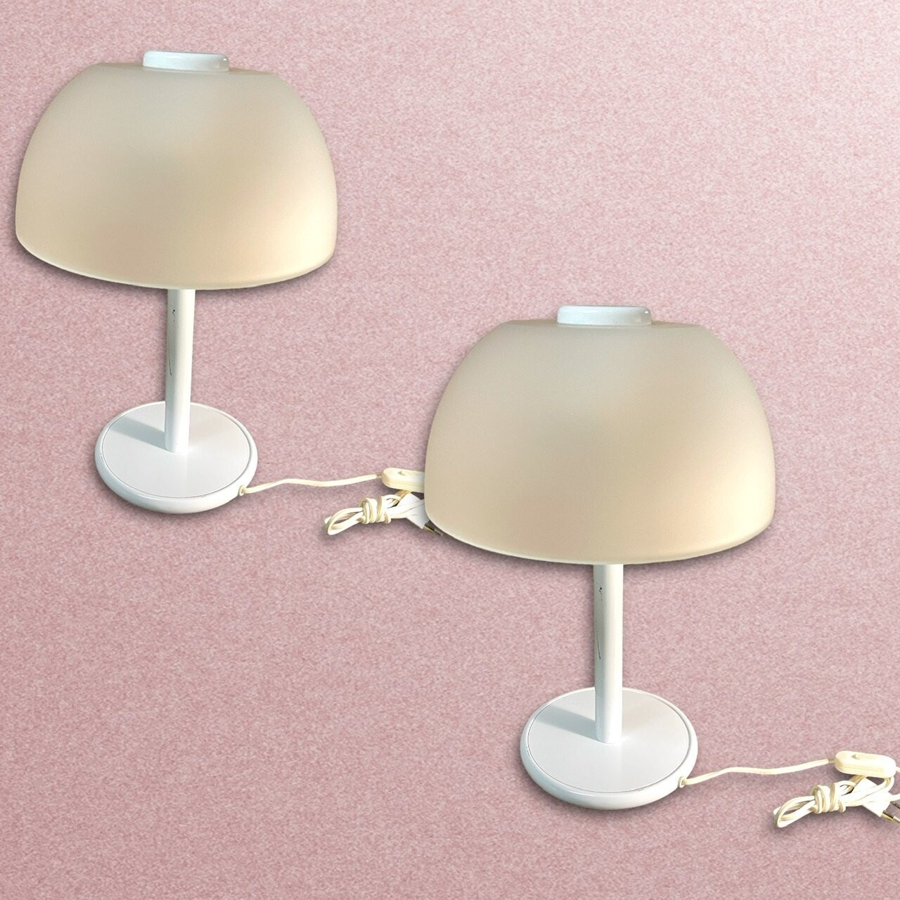 Mid-Century Italian Table Lamps, 1970s, Set of 2
