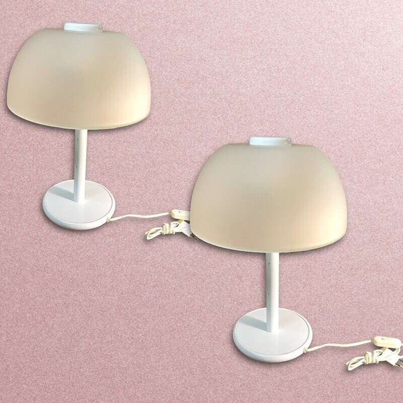 Mid-Century Italian Table Lamps, 1970s, Set of 2