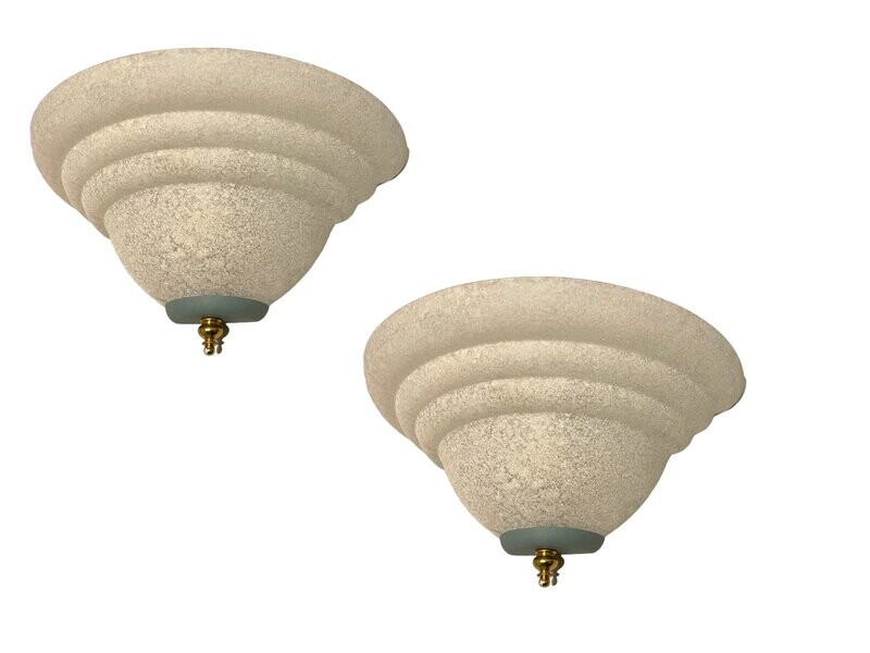 Murano Glass Sconces, 1980s, Set of 2