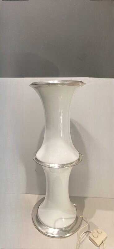 Bamboo Floor Lamp in Murano Glass by Enrico Tronconi, 1970s