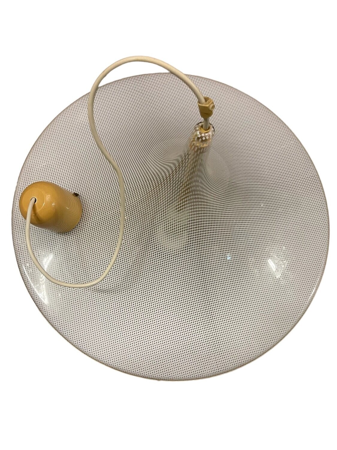 Mid-Century Reticello Pendant Light in Plastic, 1960s