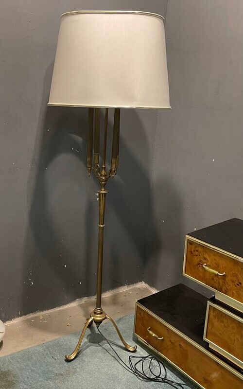 Bronze Floor Lamp by Pietro Chiesa, Italy, 1950s