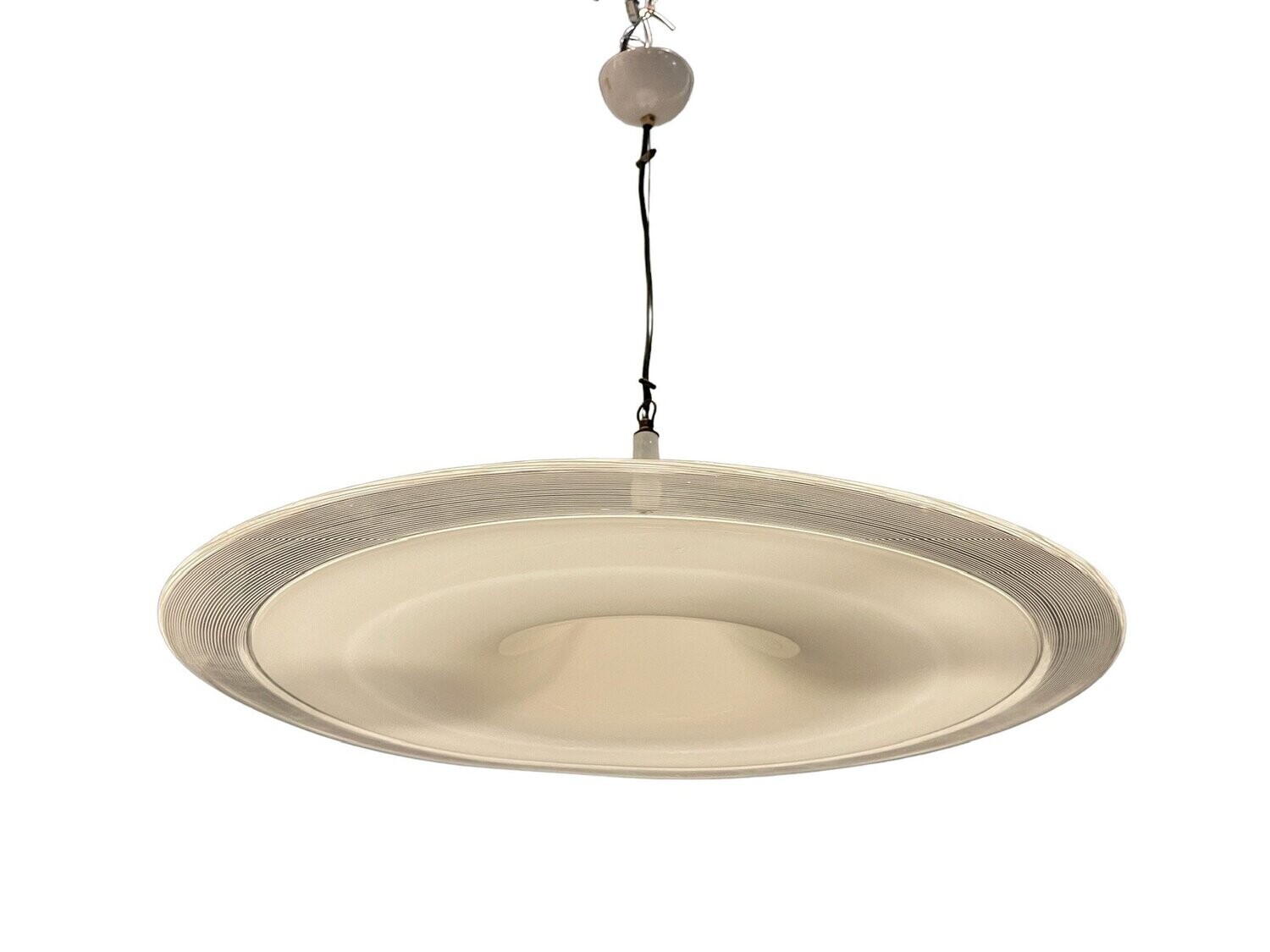 Large Light Pendant in Murano Glass by Paolo Venini, 1970s