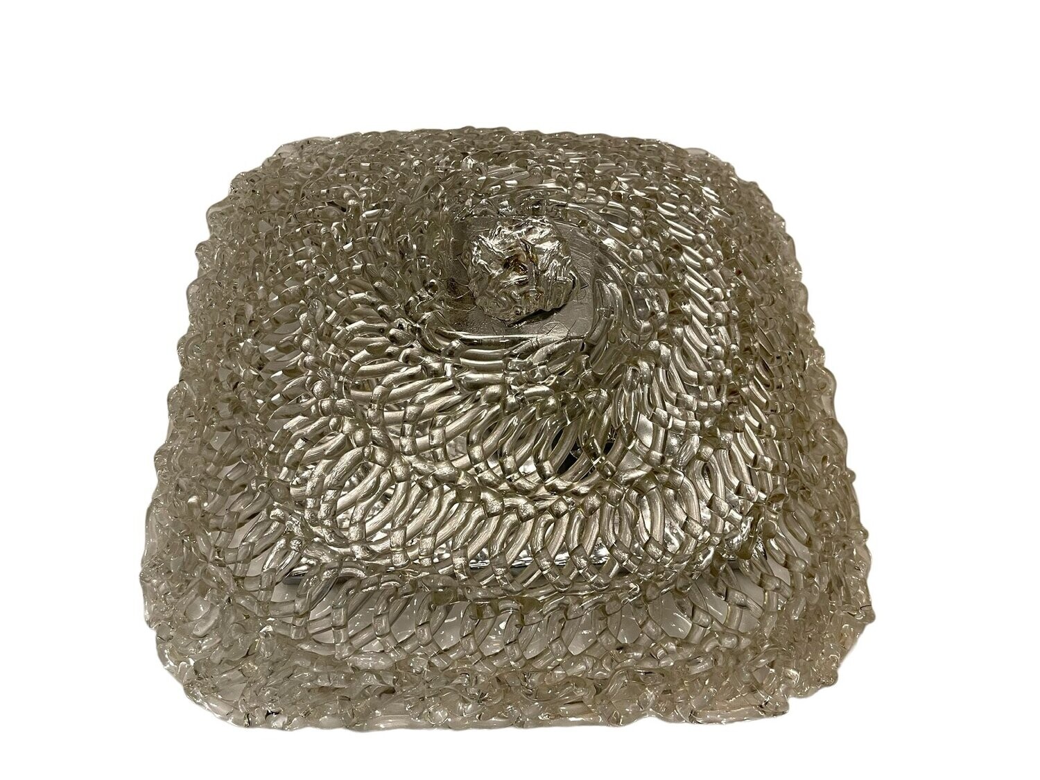Vintage Ceiling Light in Murano Glass, 1980s
