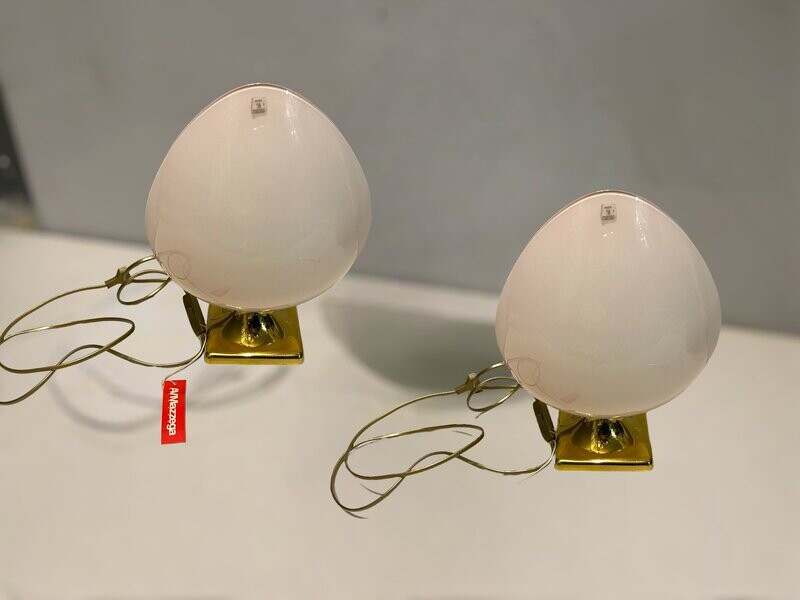 Murano Glass Table Lamp from Mazzega, 1970s