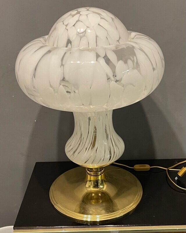 Large Murano Glass Table Lamp, 1970s