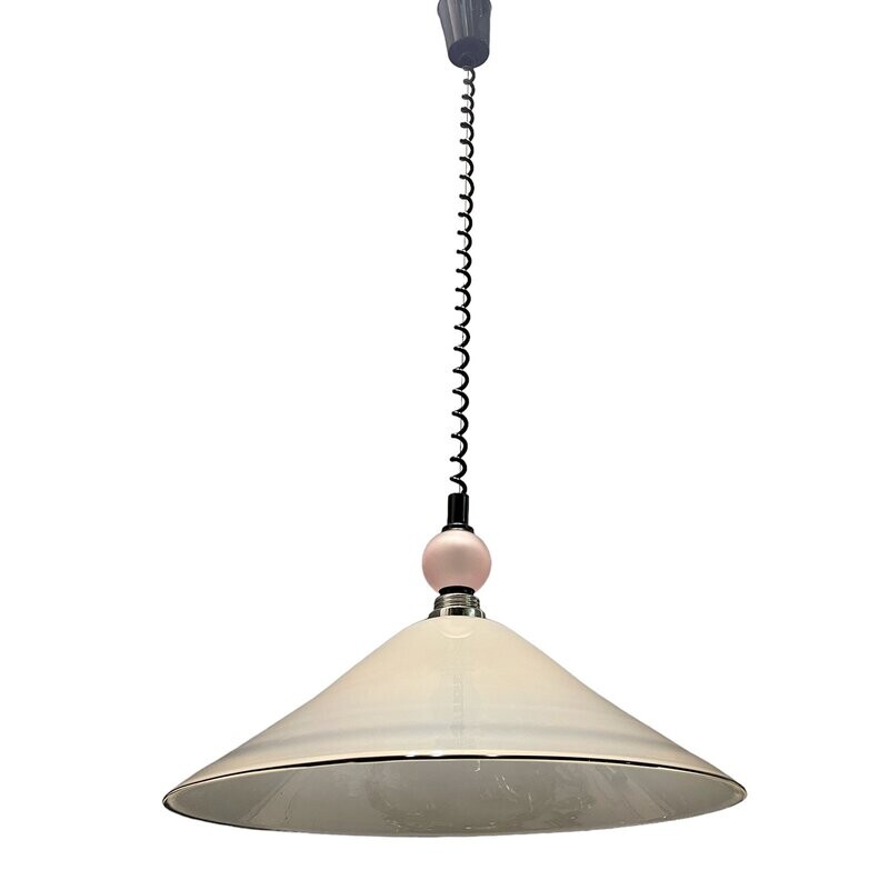 Italian Murano Glass Light Pendant, 1970s