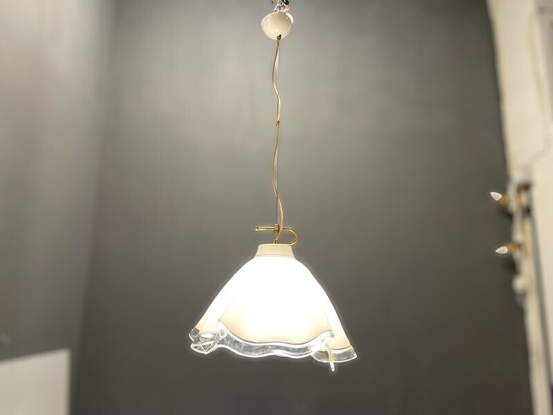 Mid-Century Italian Murano Glass Light Pendant