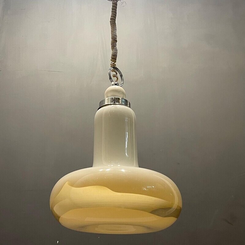 Mid-Century Italian Murano Glass Pendant Light