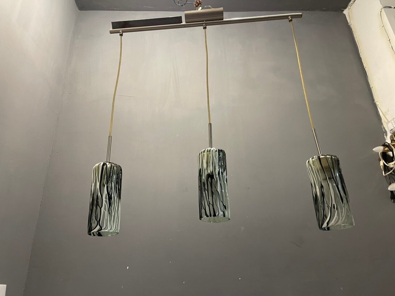 Mid-Century Murano Glass Light Pendant