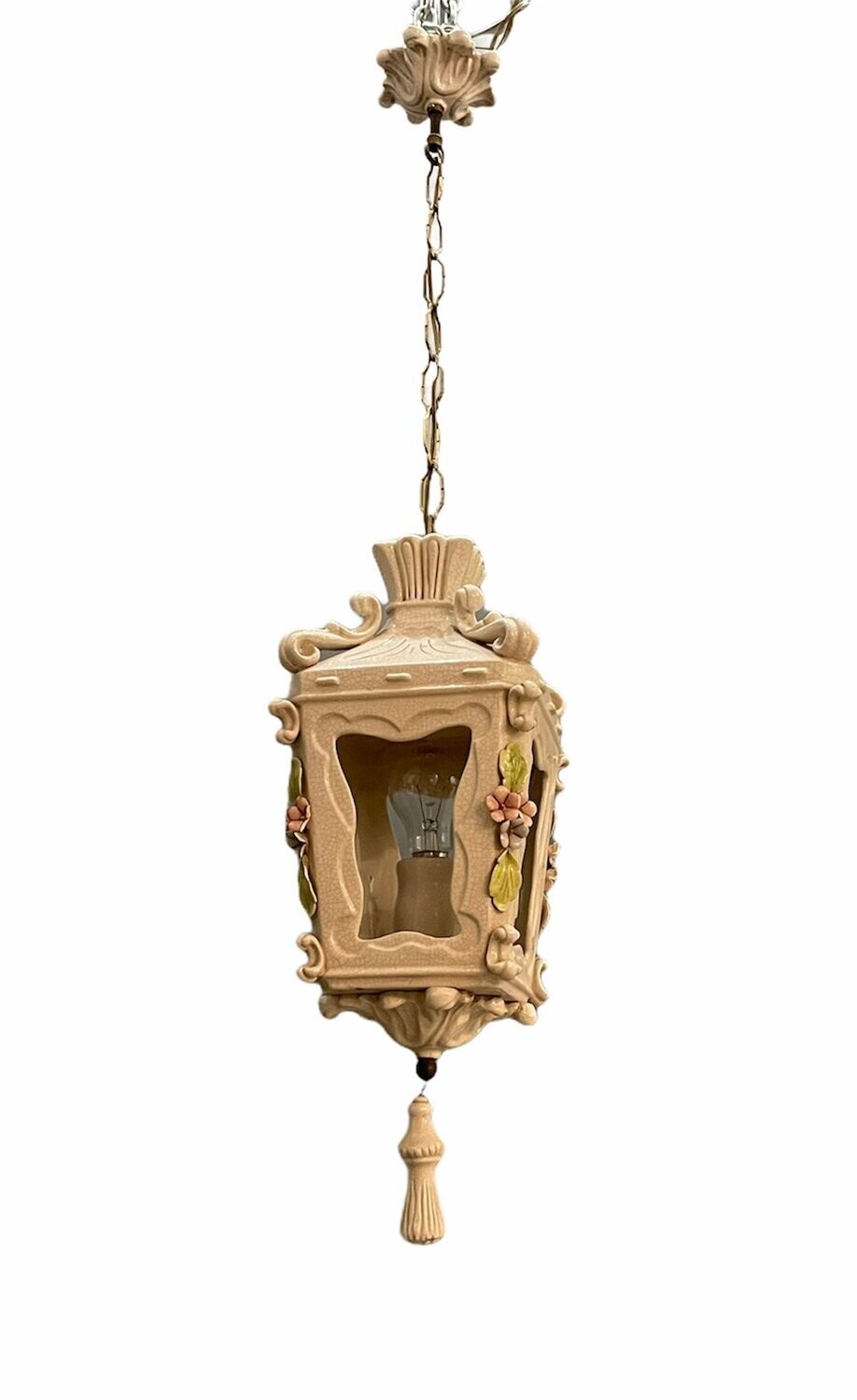 Handmade Ceramic Pendant Light by Leoni S.Polo