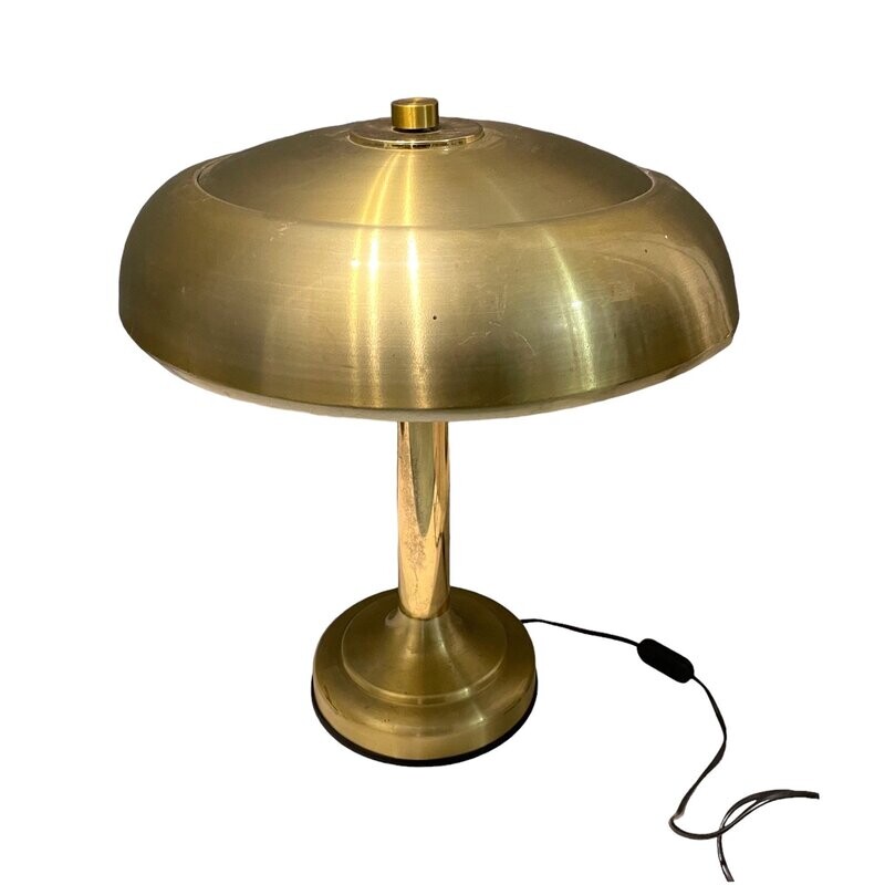 Mid-Century Table Lamp in Brass