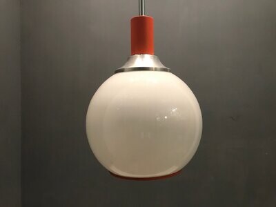 Mid-Century Opaline Glass Light Pendant