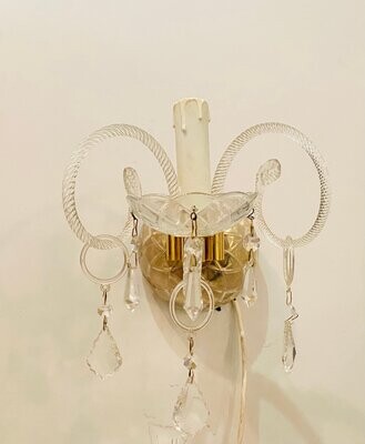 Murano Glass Sconces, Set of 2