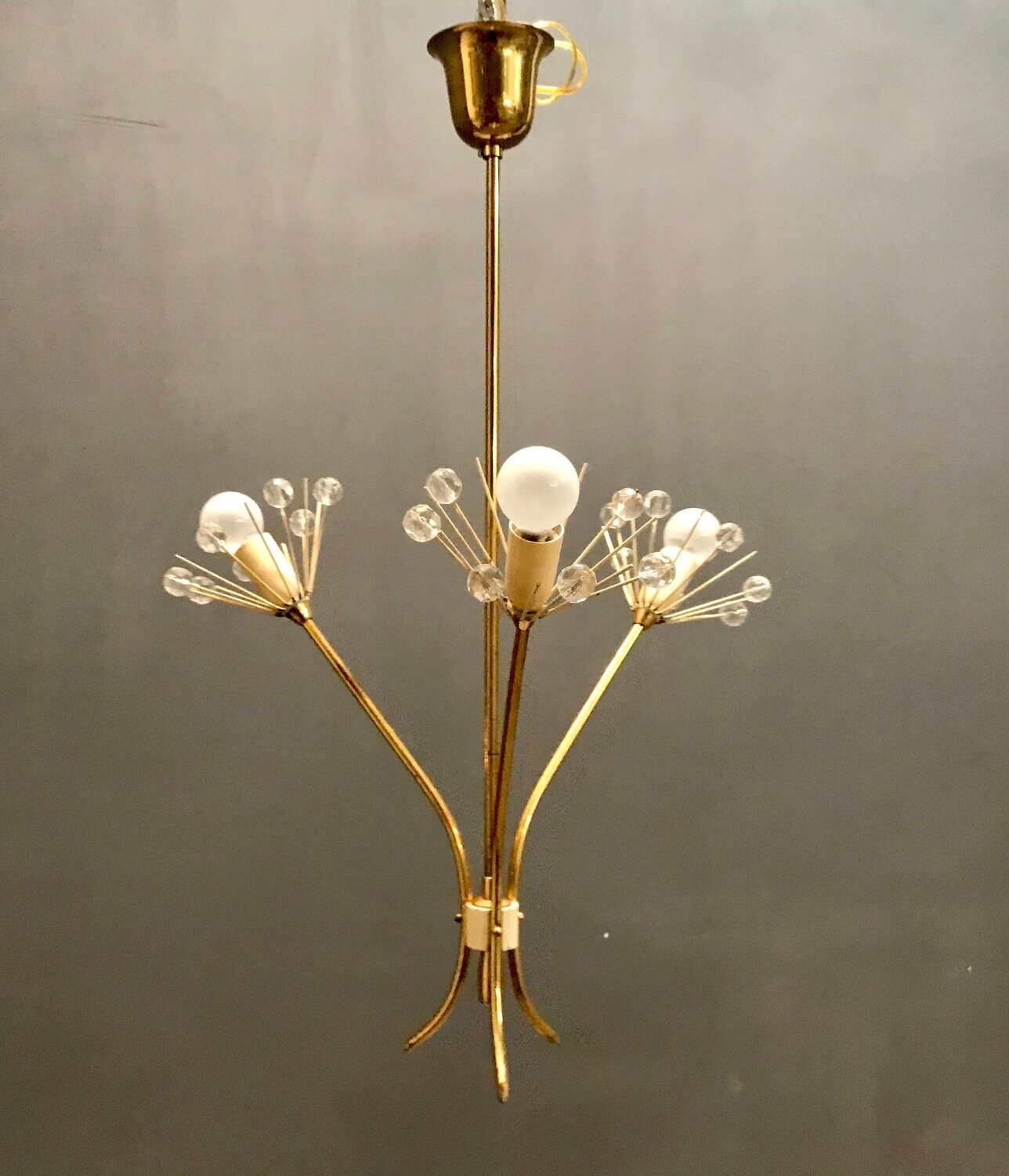 Pendant Lamp by Emile Stejnar for Rupert Nikoll, 1950s