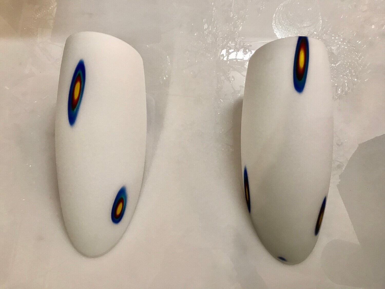 Murano Glass Sconces from De Mayo, 1970s, Set of 2