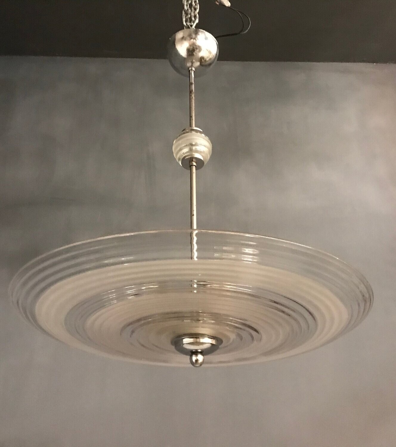 Murano Glass Pendant Lamp, 1950s