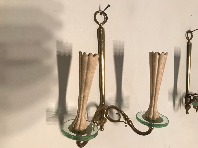 Art Deco Sconces from Stilnovo, Set of 2