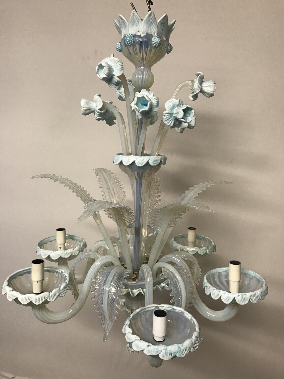 Vintage Murano Glass Chandelier