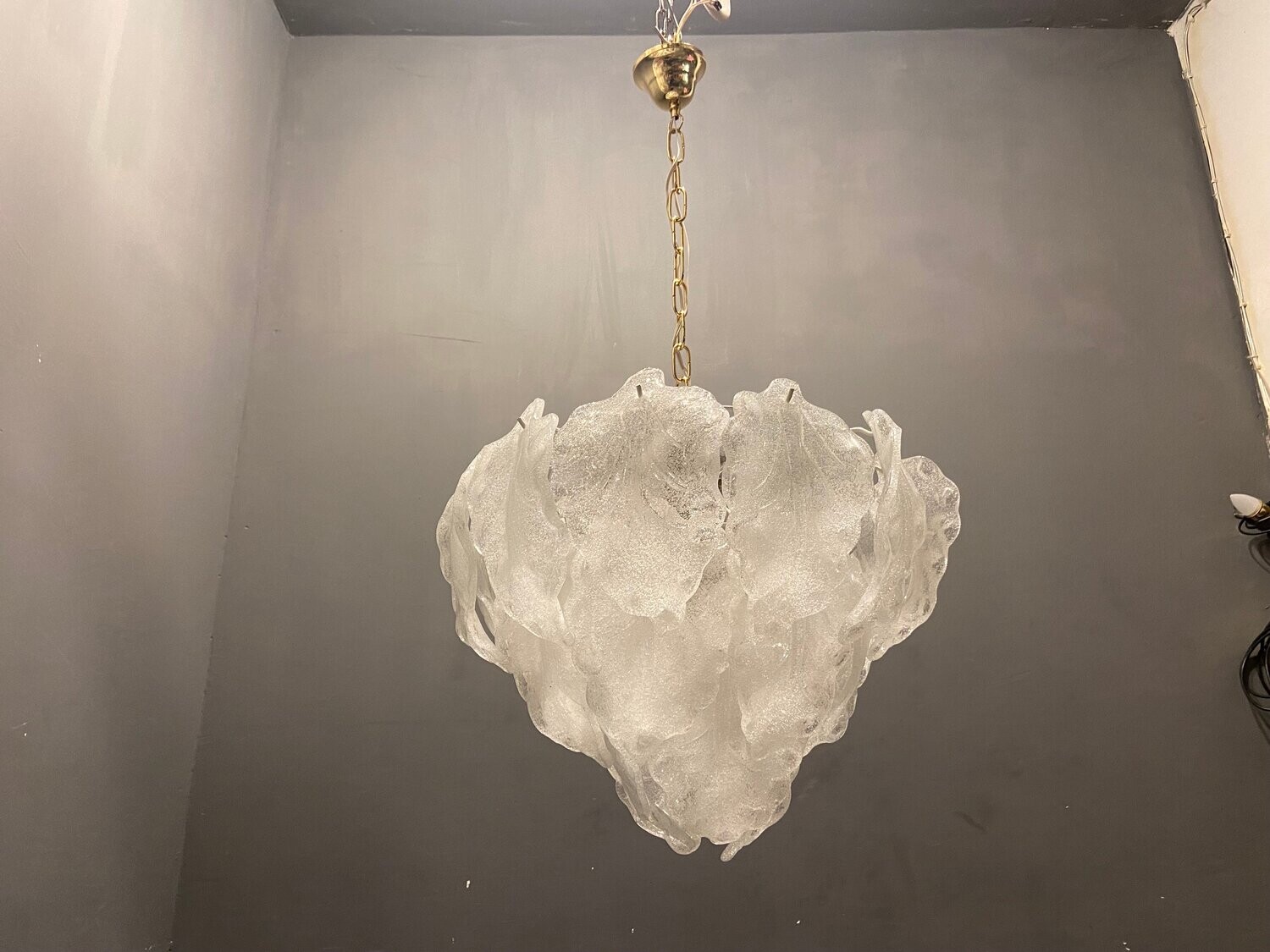 Italian Murano Glass Chandelier, 1970s