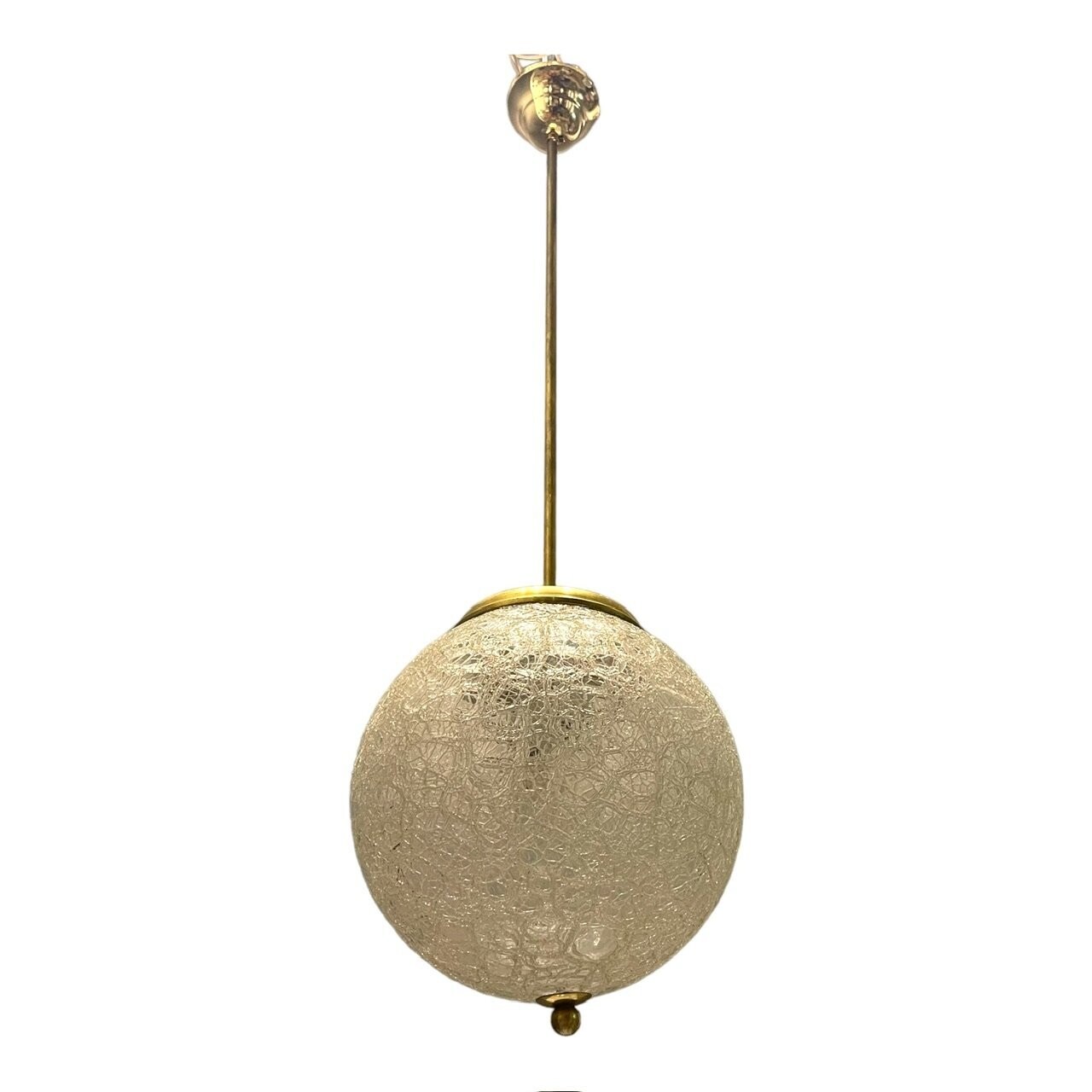 Cracklè Murano Glass Light Pendant