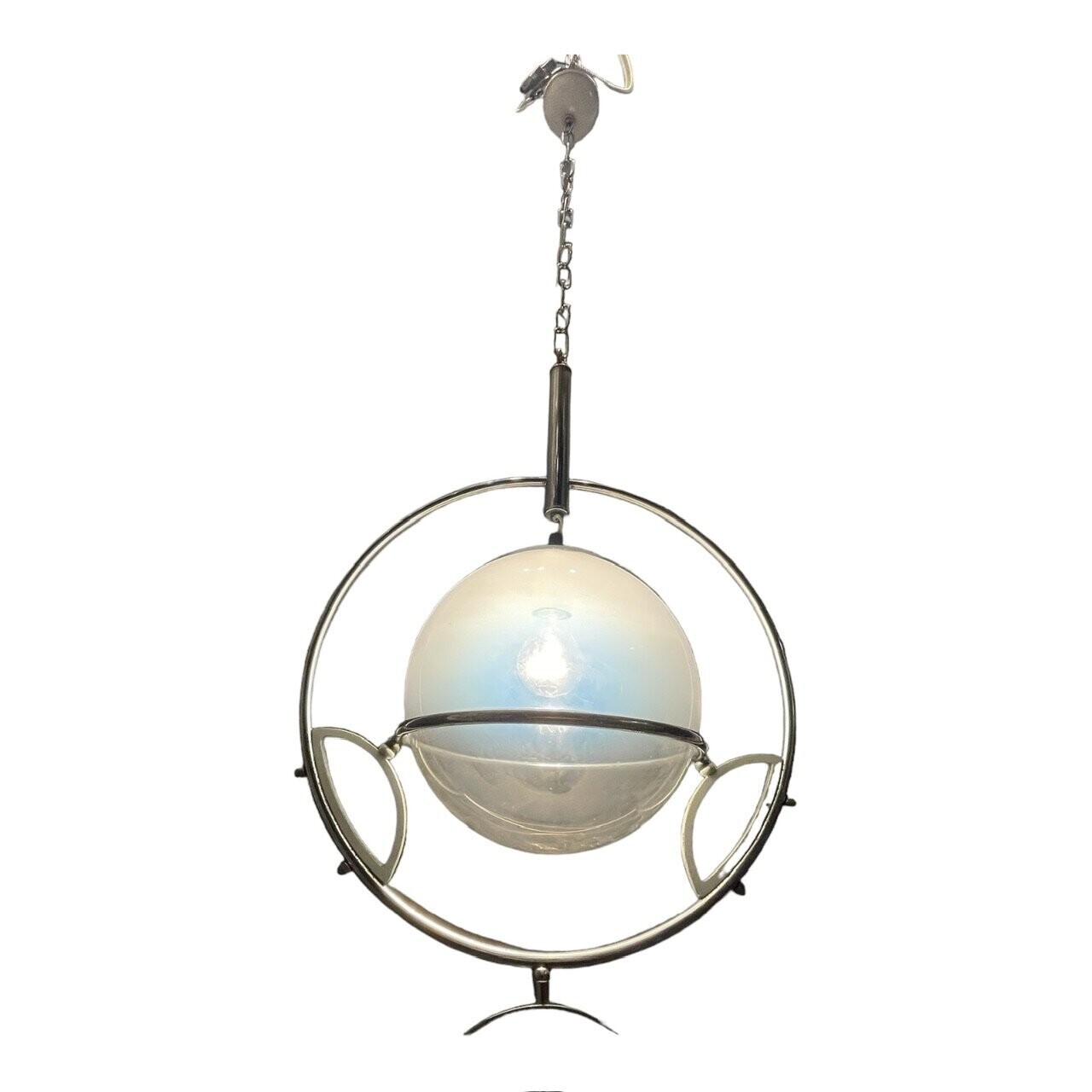 Space Age Murano Glass Light Pendant