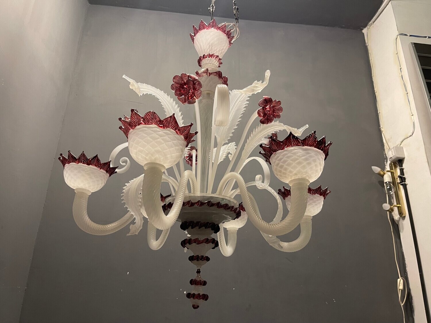 Large Venetian glass Chandelier 1970’s