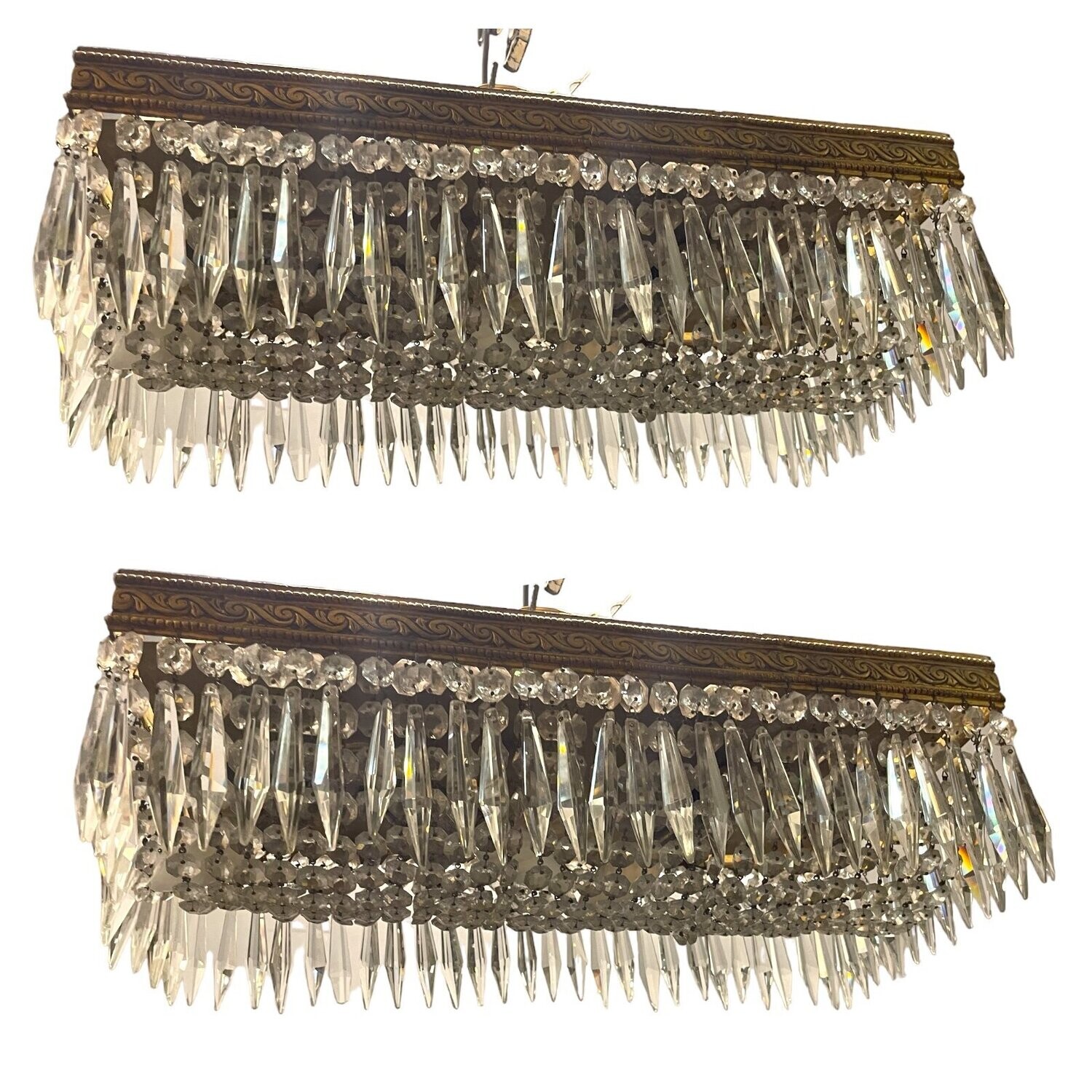 Crystal Flush-mounts Set of 2