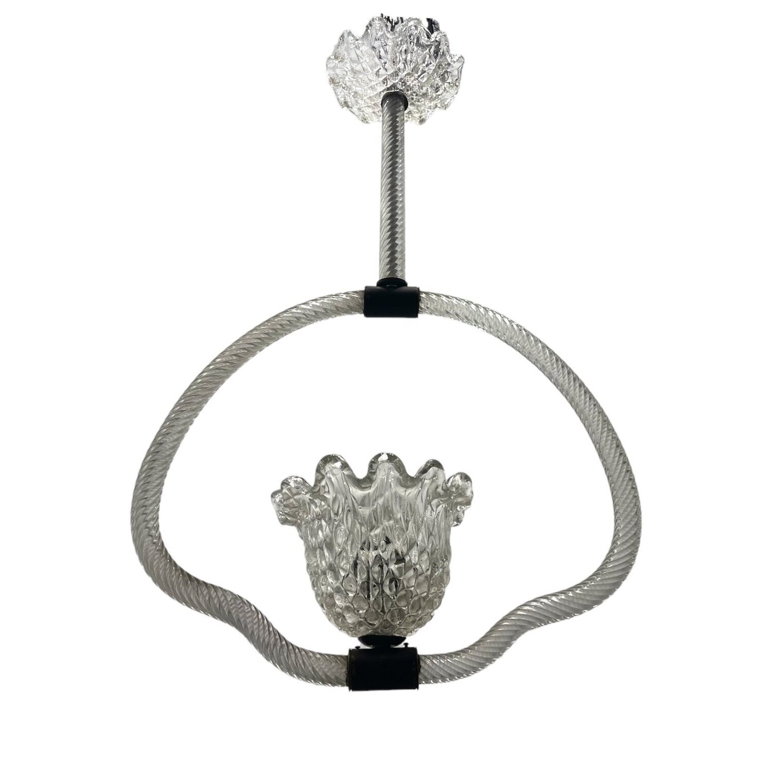 Murano Glass Light Pendant by Ercole Barovier 1940’s