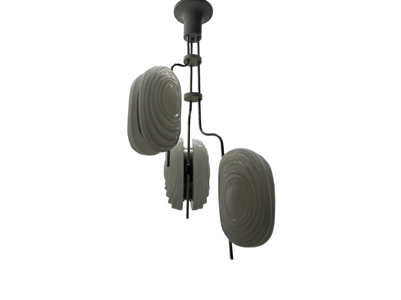 Architectural Murano Glass Light Pendant, 1970s