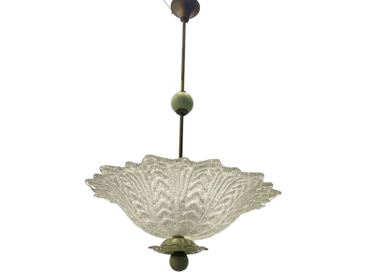 Murano Glass Pendant Light, 1950s