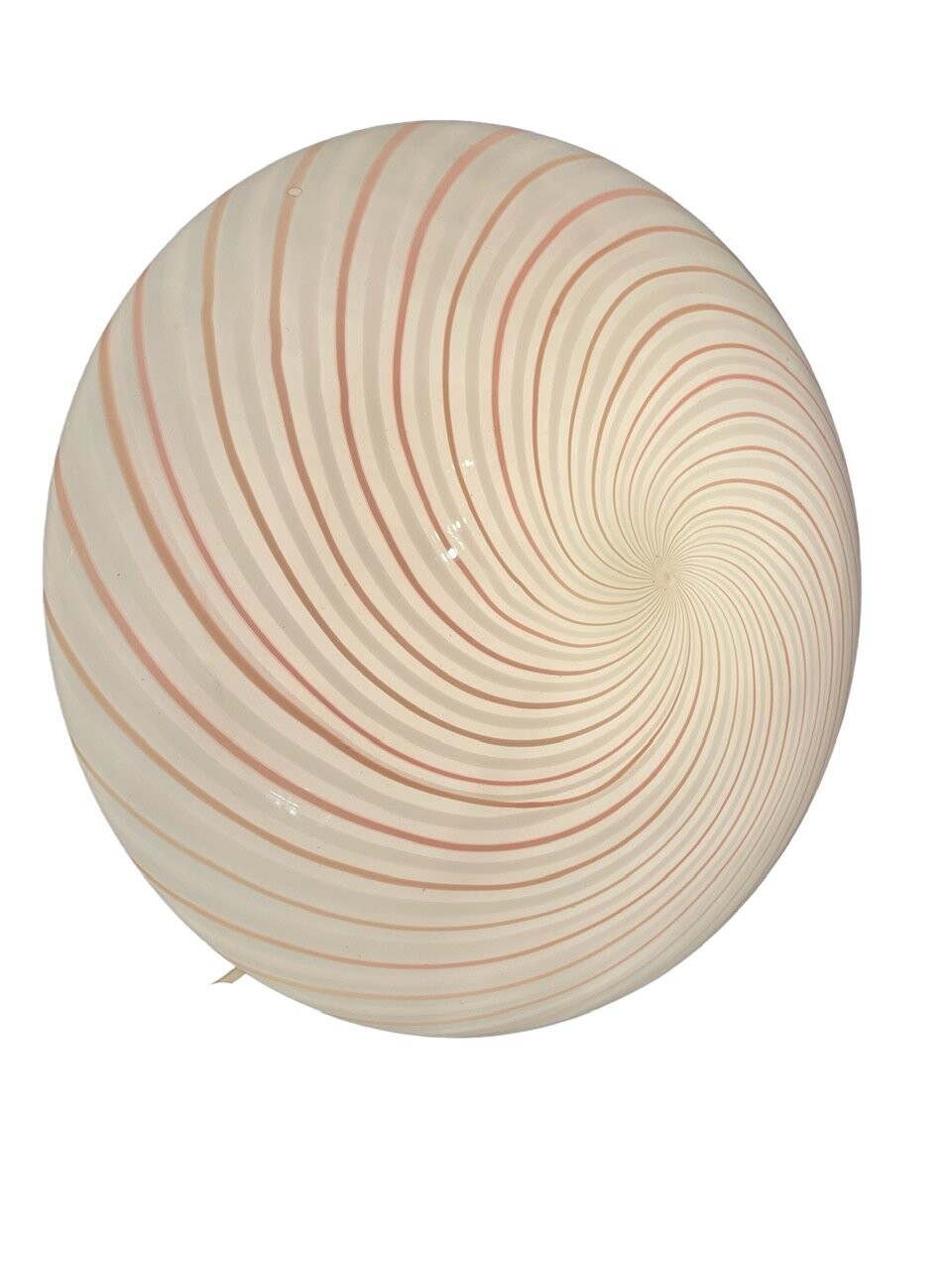 Pink Swirl Venini Flushmount Light