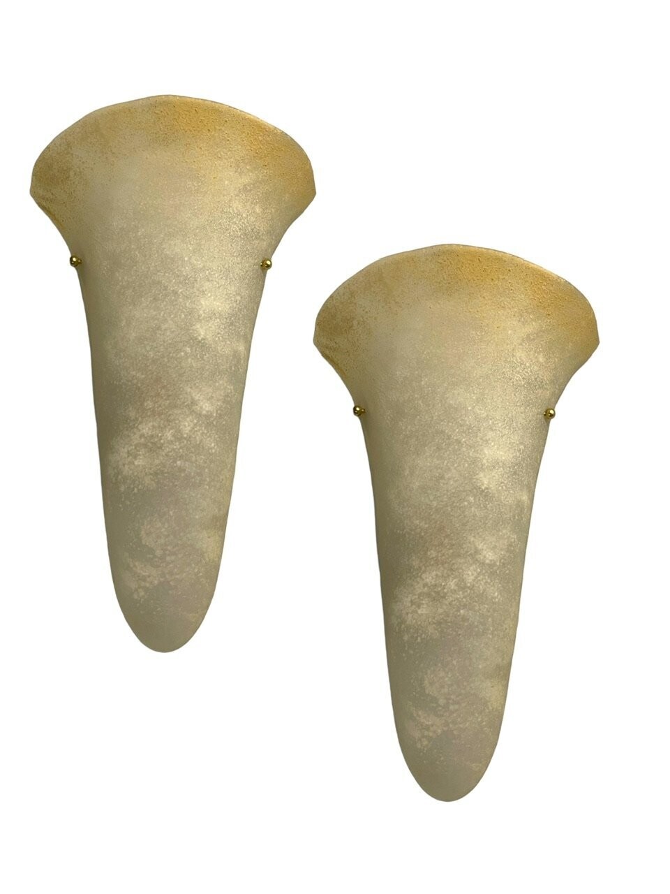 Large Murano Glass Sconces Set of 2
