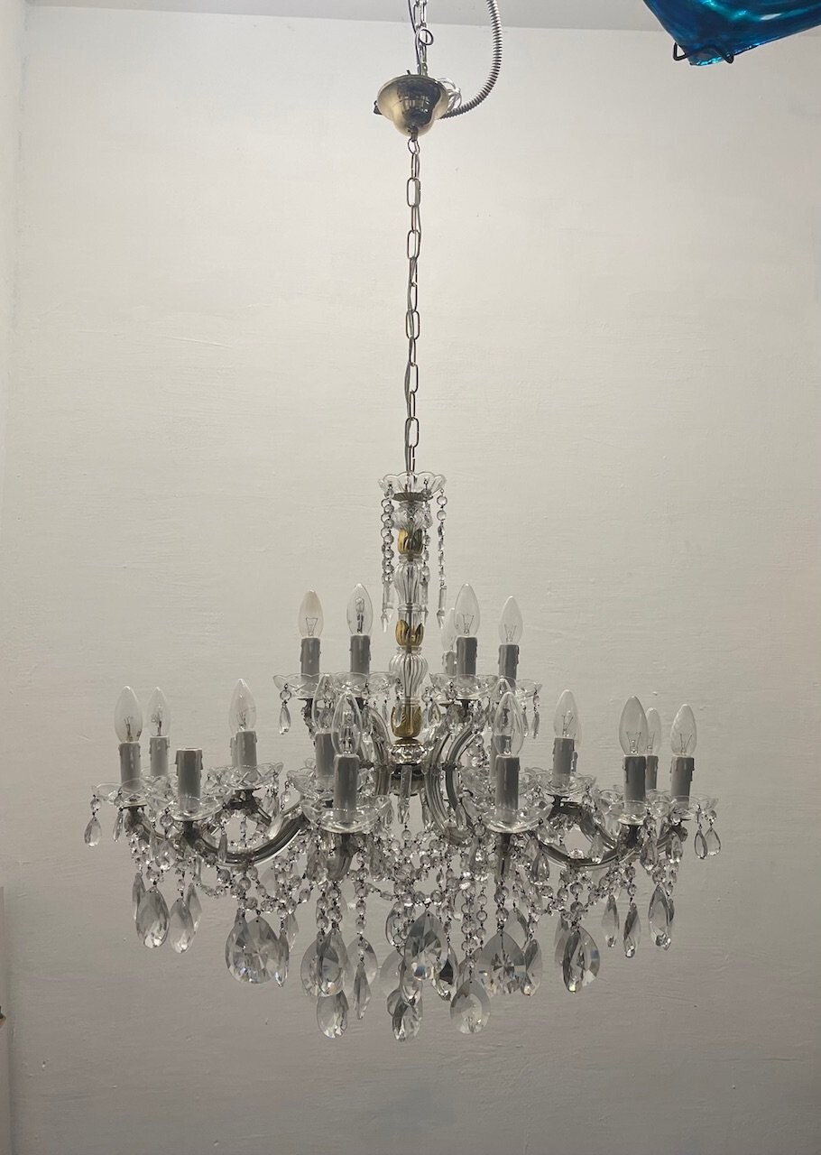 Large Crystal Maria Teresa Chandelier 24 Lights