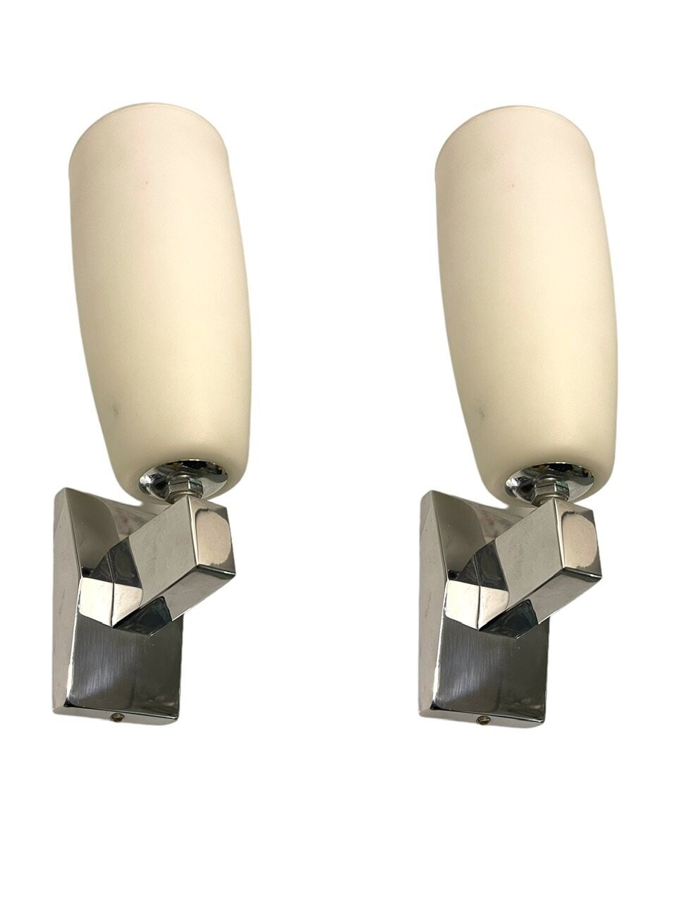 Opaline Glass Sconces Set of 2
