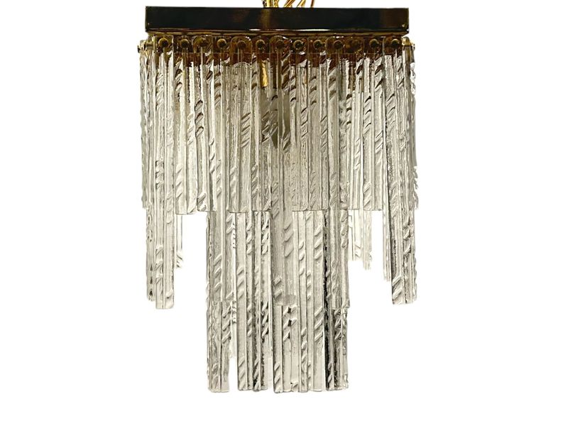 Murano Glass Pendant Light, 1980s