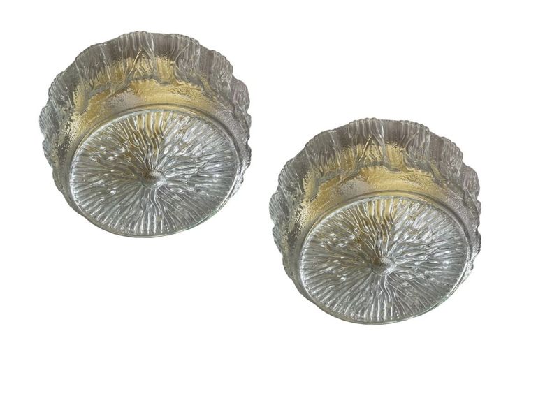 Murano Glass Flash Mounts from Staff, 1970s, Set of 2