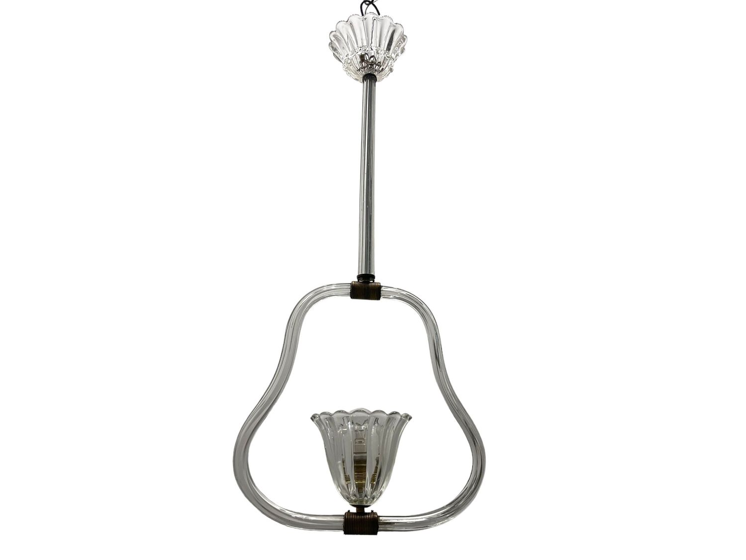 Murano Glass Light Pendant from Barovier &amp; Toso, 1950s