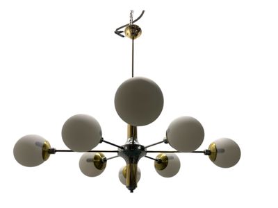 Sputnik Chrome Brass Chandelier 8 Lights